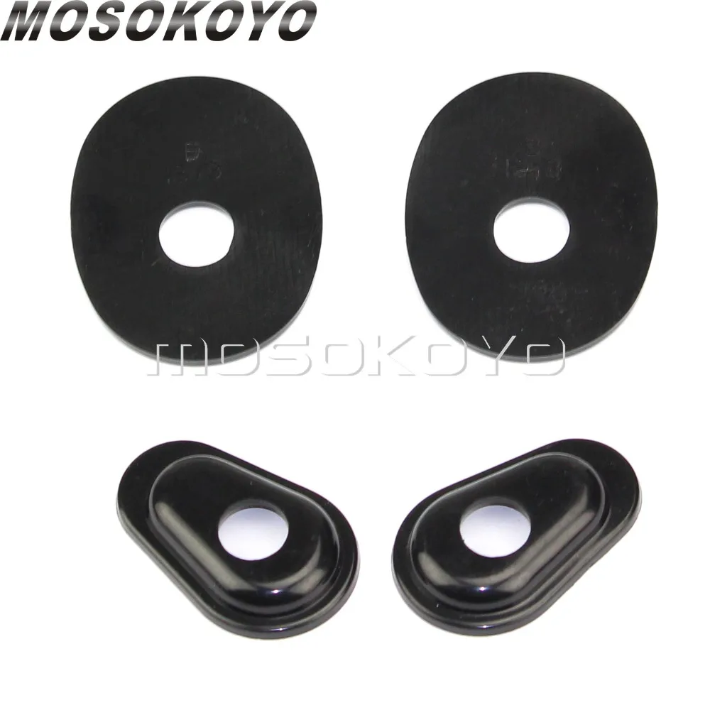 

Black Motorcycle Front Turn Signal Light Adaptor Blinker Adapter Indicator Spacer for YAMAHA YZF R6 YZFR6 2006-2014
