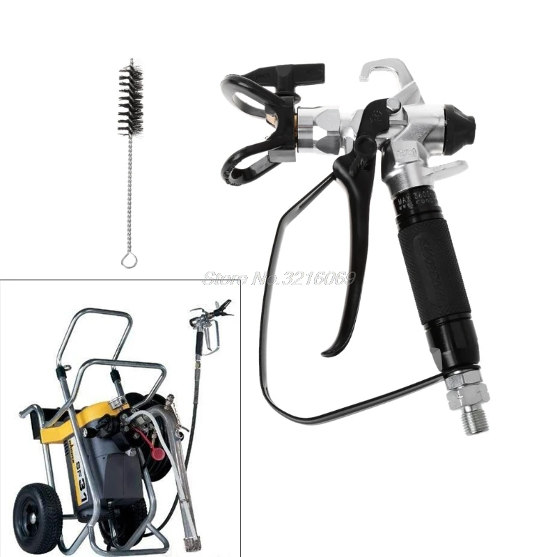 

3600PSI Airless Paint Spray Gun For Wagner Sprayers With 517 Tip Nozzle Tools Aug12 Drop Ship