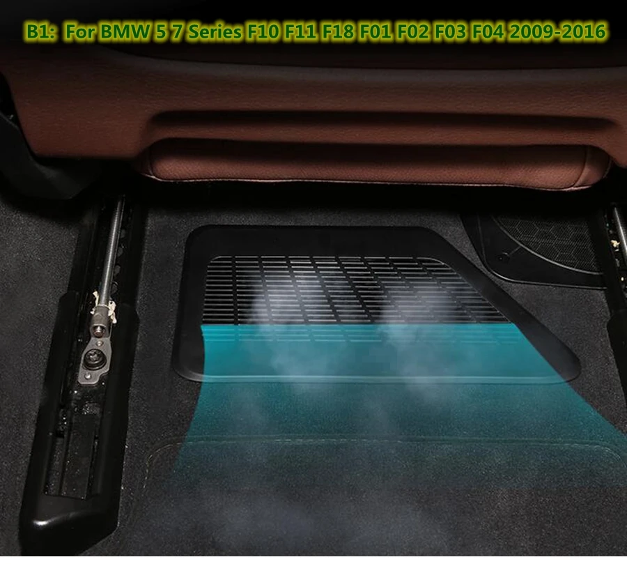 Для BMW 5 серия G30 G31 G38 заднего сиденья AC тепла пол воздуховод кондиционера решетка, устанавливаемое на вентиляционное отверстие в салоне автомобиля розетка накладка