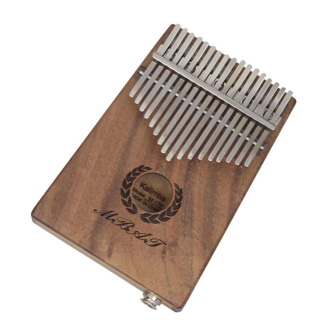 

MMFC-MMBAT Peach Core Wood Children Kalimba Music Lovers Solid Mbira Music Thumb Piano Sturdy
