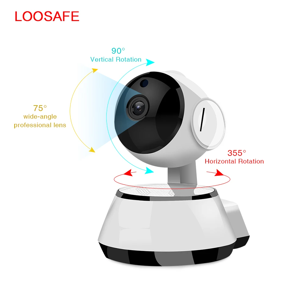  Home WiFi Security IP Camera Wireless Cheap Camera WI-FI Audio Record IR-Cut Night Vision Surveilla - 33003520161