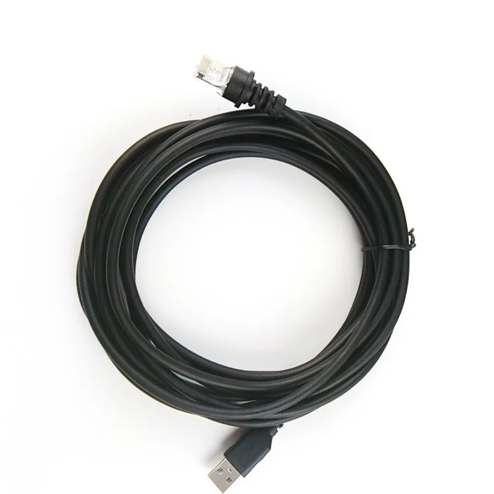 2 шт. сканер штрих кода USB кабель 5 м для Honeywell Metrologic MS7120 MS5145 MS9540 MS9520 MS9535 MS1690 не PS2