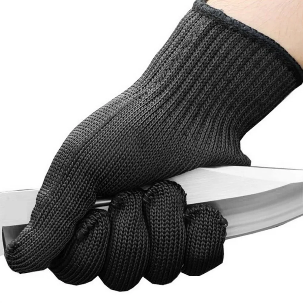 

2 pcs Working Safety Gloves Cut-Resistant Stainless Steel Wire Anti-Cutting Gloves Protective Hand Finger Gloves Cutting Tools