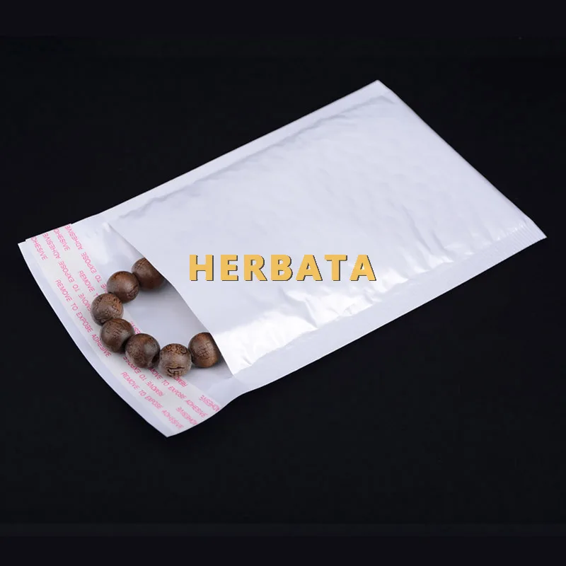 HERBATA(200*250 мм), 10 шт./лот, белая жемчужная пленка, пузырьковый конверт, Курьерская сумка, водонепроницаемая упаковка, почтовые пакеты, CL-C