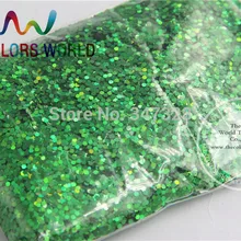 1,5 мм лазерные зеленые цветные блестки пайетки, голографические цветные блестки для дизайна ногтей или другие DIY decora
