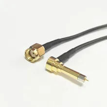 Провод для беспроводного модема RP-SMA штекер для MS156 угловой разъем кабель RG174 20 см " косичка, быстрая