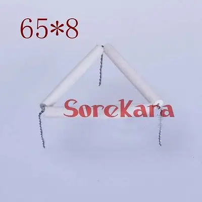 

2pcs Pipeclay Triangle 65x8mm For Lab Crucible On Tripod Bunsen Burner