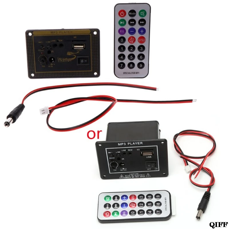 

Drop Ship&Wholesale 20W High Power DC 12V Bluetooth Car Subwoofer Hi-Fi Amplifier Board TF USB+Remote May06