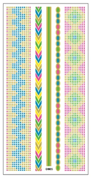

1sheet Geometry Colorful Metallic Tattoo Body Art Blue Pink Yellow Green Temporary Tattoo Sticker tatuagem temporaria