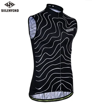 

Siilenyond 2019 Pro Summer Quick-Dry MTB Bicycle Cycling Clothing Breathable Racing Bike Sleeveless Cycling Jersey For Men