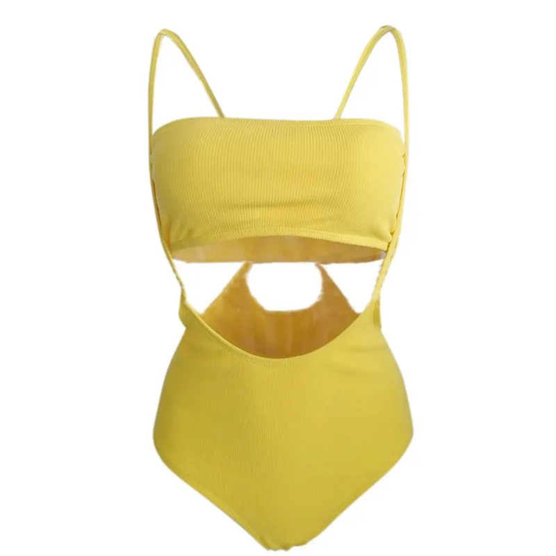 

2018 New Sexy Backless One Piece Swimsuit Women Swimwear Maillot de Bain Femme Monokini Bodysuit Female Beachwear Bathing Suits