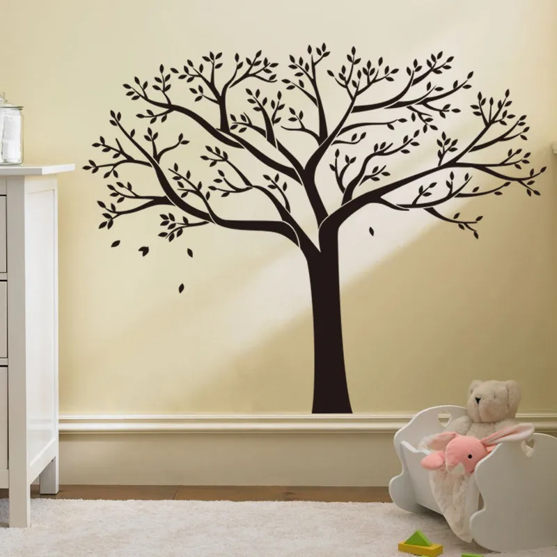 pvc wall sticker tree vinilos nombre wallpaper sticker home decor