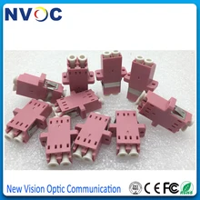 50 шт./лот LC-PC OM4 SM DX волоконный Адаптер LC PC OM4 Волоконно-оптический адаптер разъем