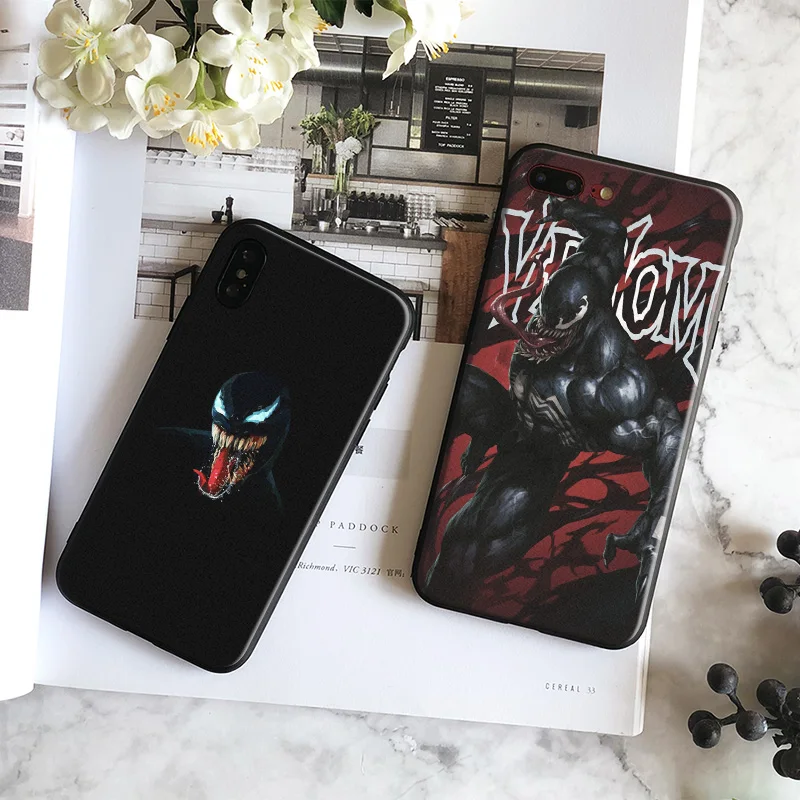 

Venom 2018 Film Coque TPU Soft Silicone Phone Case Cover Shell Bags For Apple iPhone 5 5S Se 6 6S 7 8 Plus X XR XS MAX