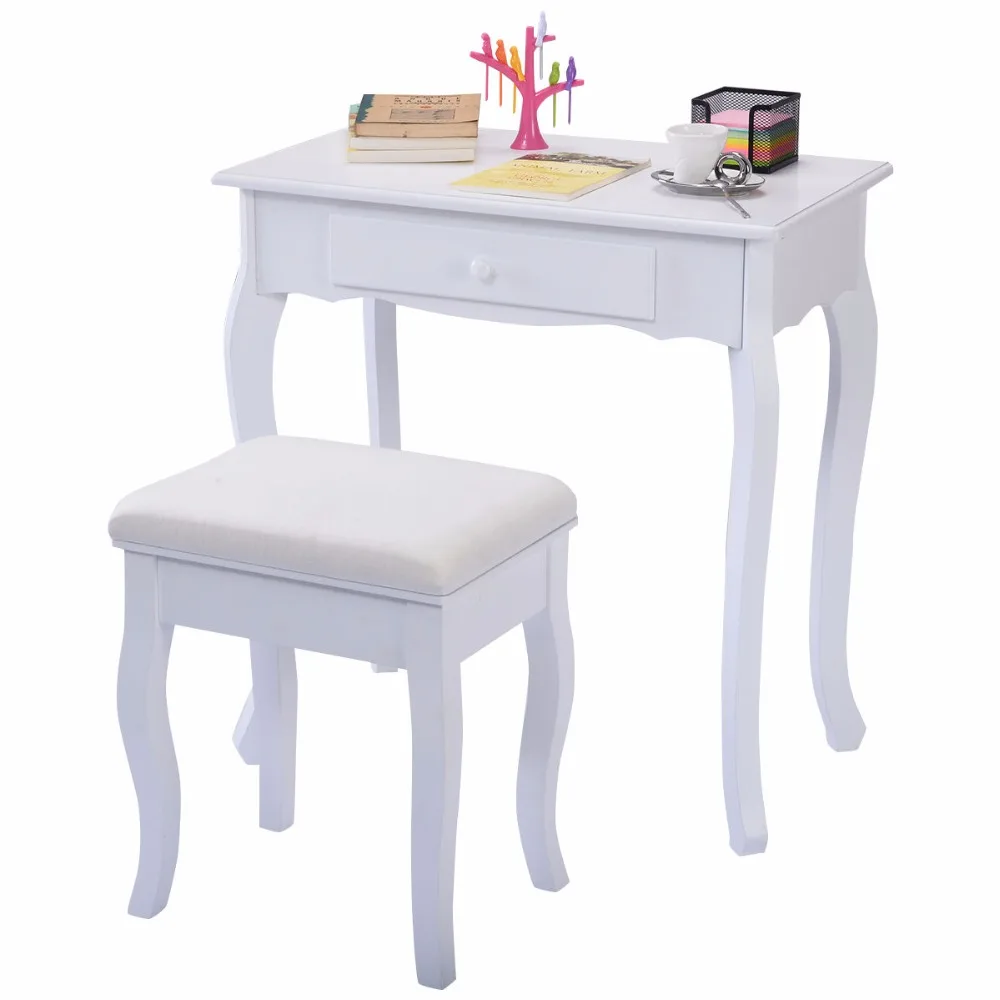 Туалетный столик Golpus HB84003 белый с зеркалом современная мебель|dresser with mirror|vanity table