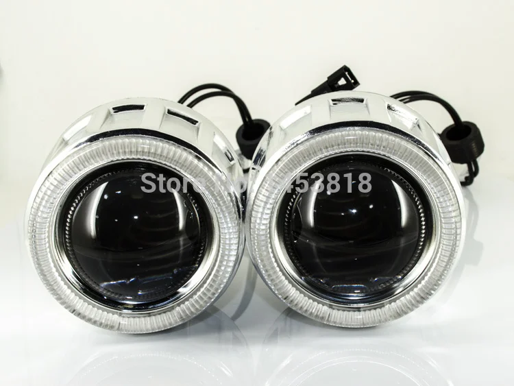

JGAUT 2.5 inch Xenon projector lens CCFL Angel Eye+2pcs HID Ballast Block H1 H7 H4 H11 HB3 HB4 9004 9007 8000K 6000K 4300K