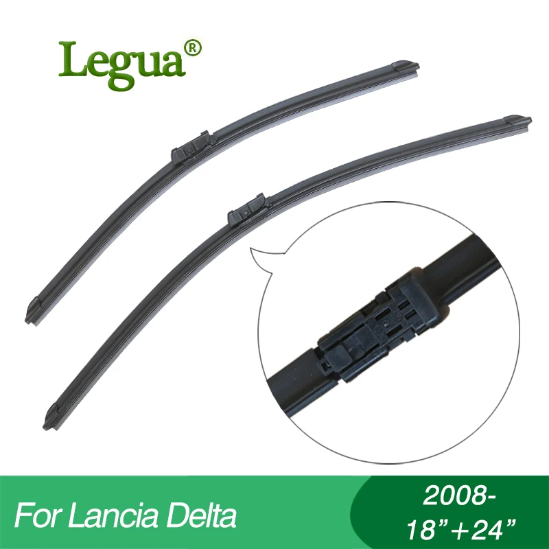 

1 set Wiper blades for Lancia Delta(2008-),18"+24",car wiper,Boneless wiper, windscreen, Car accessory
