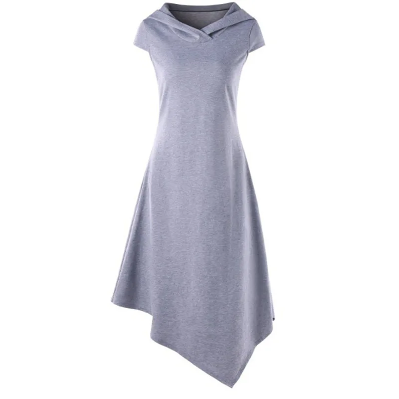 

Women Fashion Dress Long Hooded Gothic Steampunk Witch Cloak Hollowed Dresses