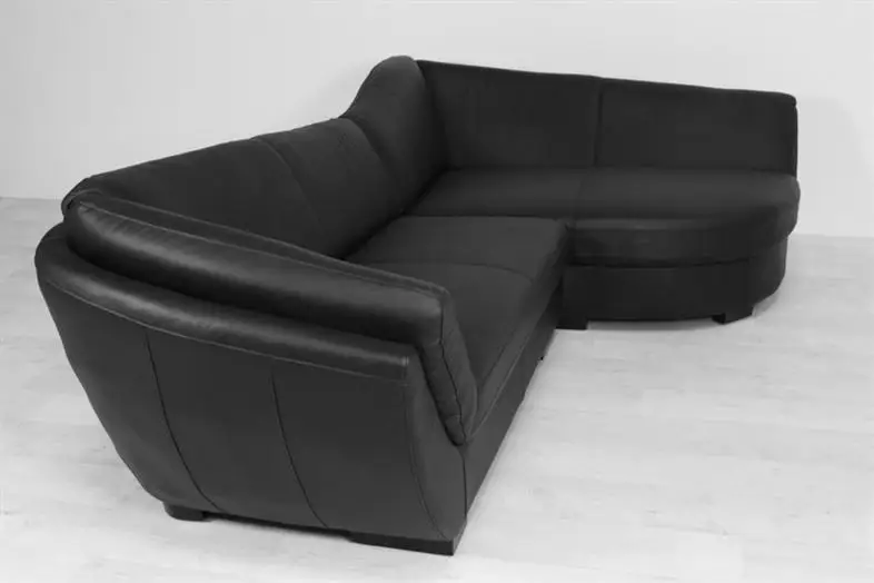 9001# Silver Furniture home corner sofa Living Room Leather Sofas
