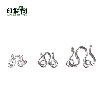 

8/13mm 925 Sterling Silver Necklace Bracelet Connector "W" Shape Buckle Sterling Silver Jump Ring DIY Jewelry Makings 92503