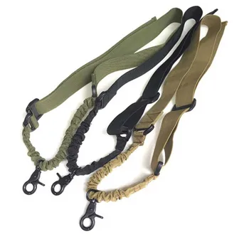 

Outdoor EDC Tool survival Nylon Multi-Function Adjustable Tactical Single Point Bungee Rifle Gun Airsoft Sling Hunting Strap