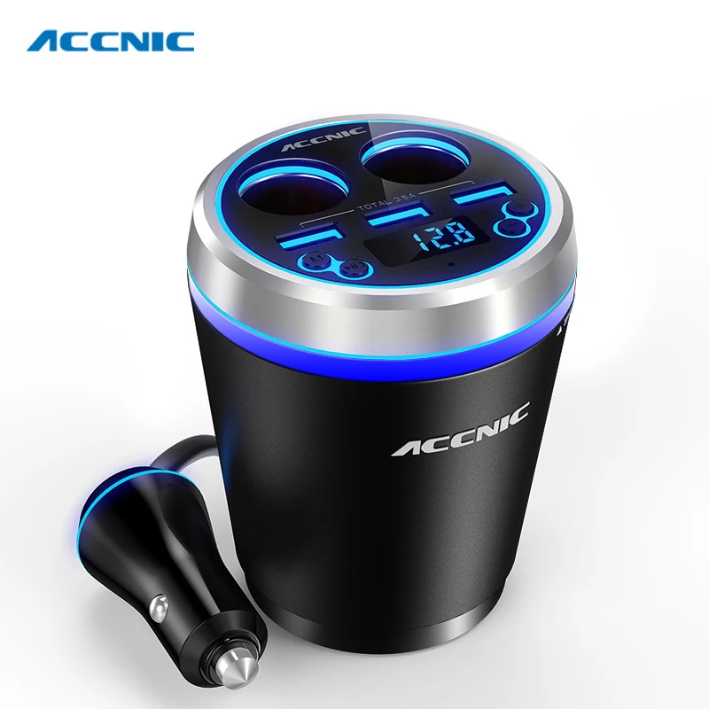 Accnic C1 TF/Miscro SD музыкальный MP3-плеер Handsfree Bluetooth автомобильный комплект fm-передатчик поддержка SD U диск