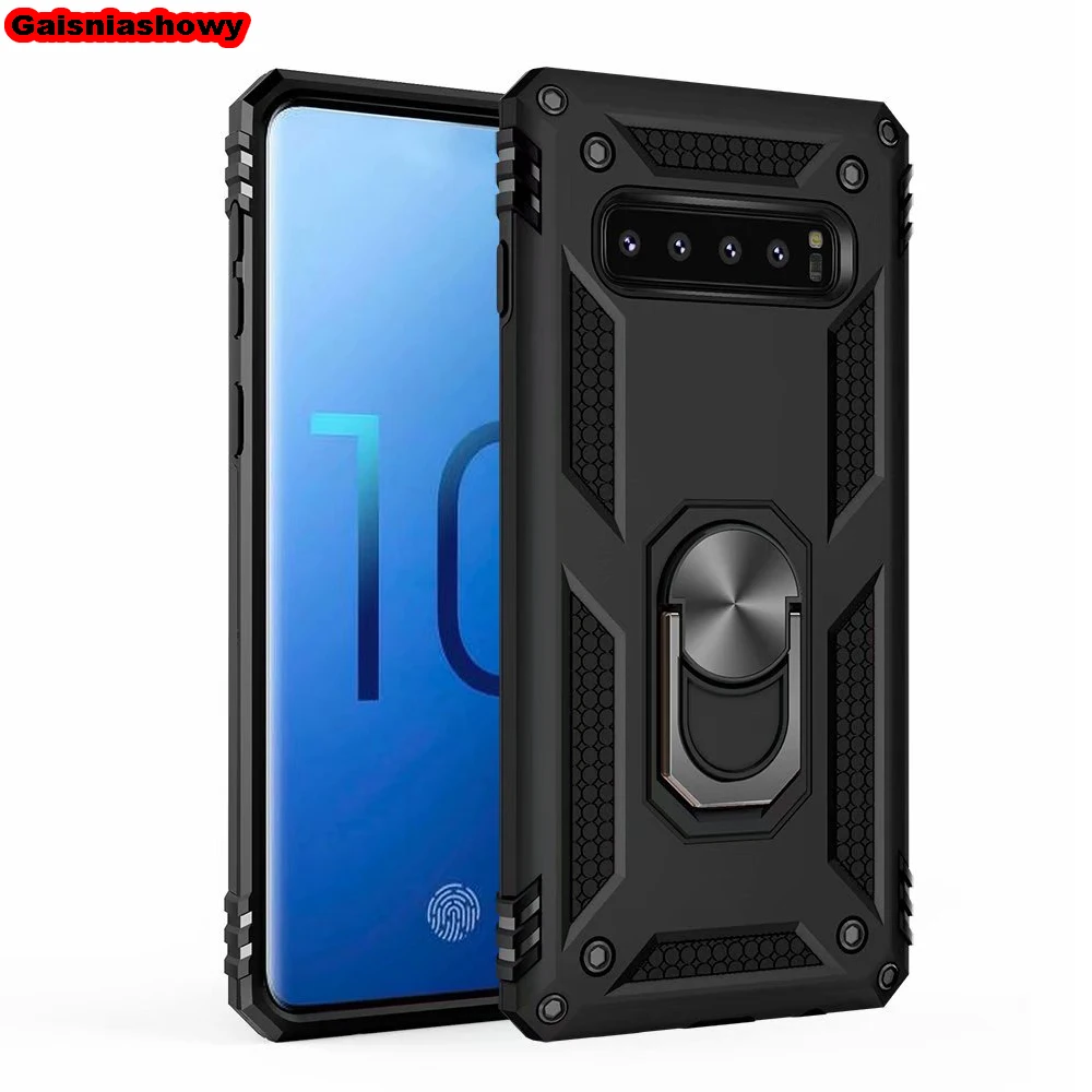 Противоударный чехол для Samsung Galaxy S8 S9 Plus S10 S10E Note 9 8 J4 J6 Prime J2 Core Pro 2018 с подставкой