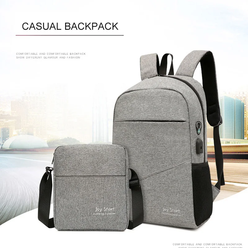 

Waterproof Nylon Men's Short-distance Travel Backpack Large-capacity Reflective Strip Business Bags/Crossbody men's backpack