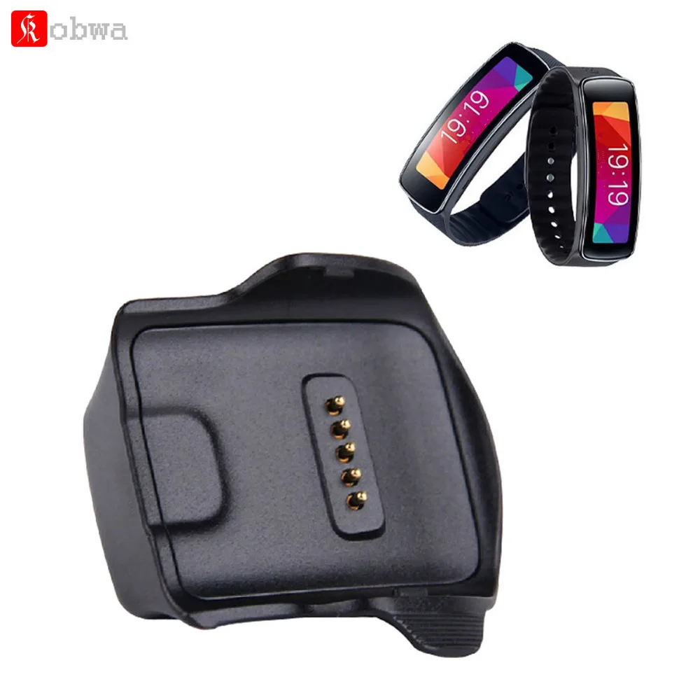 

Kobwa Portable USB Charging Cable Cradle Charger Dock Station for Samsung Gear Fit 2 SM-R350 Watches for Fit2 R350 Smart Watch