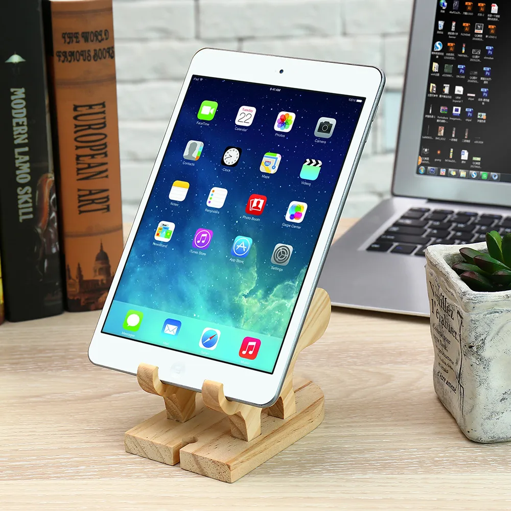 KISSCASE Telefon Halter Stehen Für iPhone 11X7 8 Elch Holz Handy Stehen Für iPad Tablet Ständer Sch