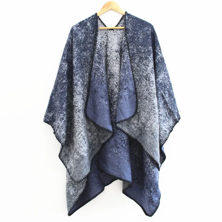 

SUMEIKE Brand 2018 Women Scarf High Quality Creative Cashmere Winter Ponchos and Capes Thick Wool Warm Knit Lady Pashmina Stoles
