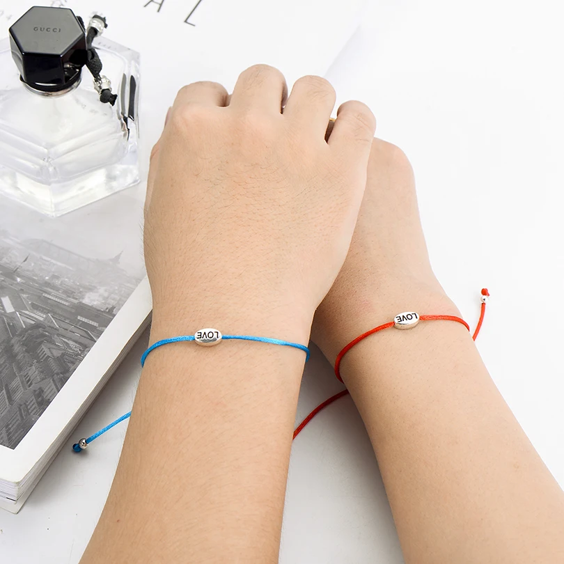Браслеты Pipitree Love Forever Lucky Red String браслеты с надписью Wish подарок для женщин и мужчин