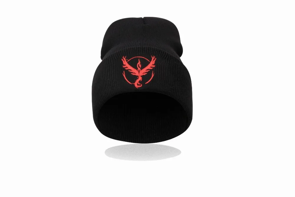 Gorro Touca Com Símbolo Times Pokémon Go Equipe Vermelha Valor