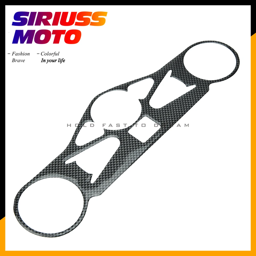 

Motorcycle Carbon Fiber Pattern Top Triple Clamp Yoke Sticker Case for HONDA CBR1000RR CBR 1000RR 2008-2011
