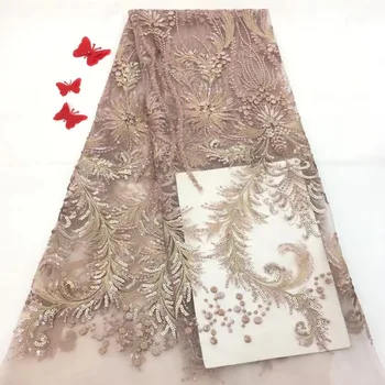 

top quality yaking-10.1939 french lace fabric african lace fabric with embroidery mesh tulle fabric