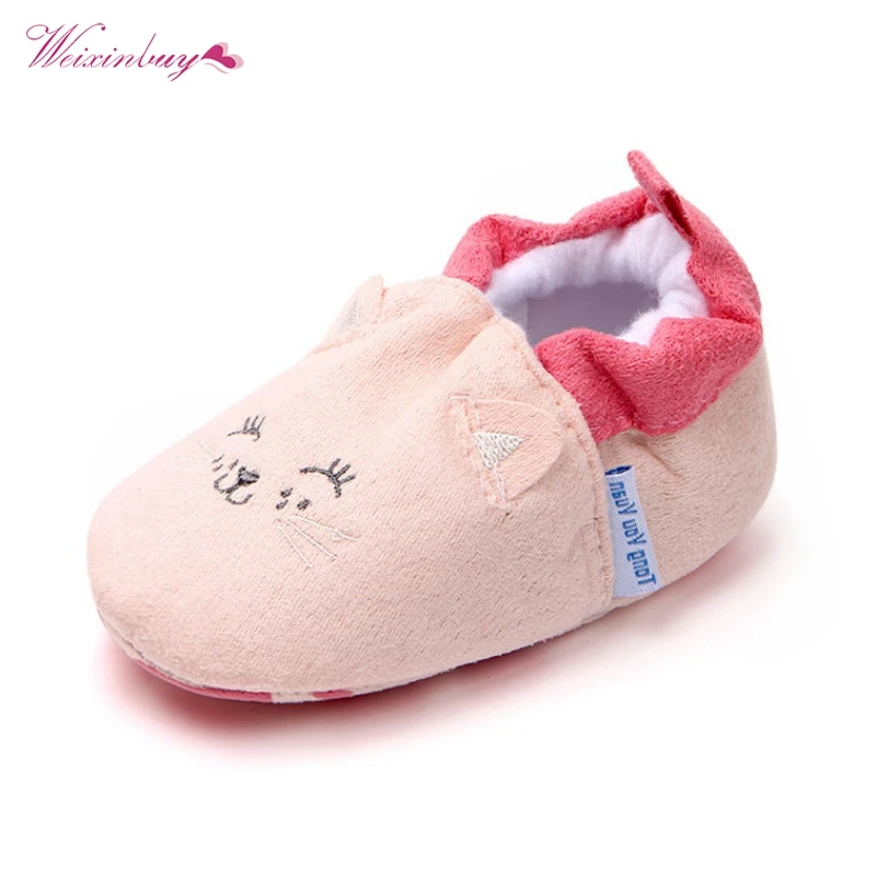 Fashion Spring Autumn Winter Baby Shoes Girls Boy First Walkers Slippers Newborn Baby Girl Crib Shoes Footwear Booties