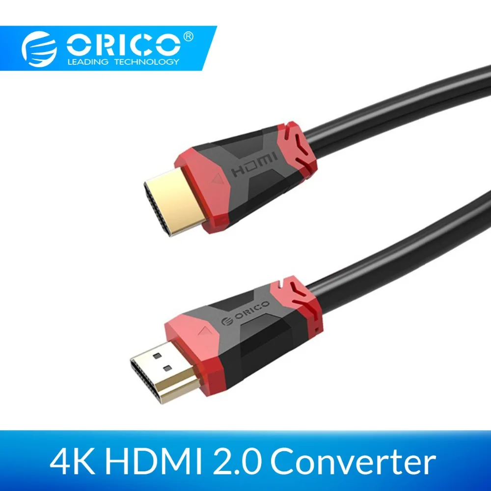 

ORICO HDMI 2.0 Video Cable PVC Ultra High Speed Gold Plated HD 4K 1080P 3D Cable For HDTV Splitter Switcher