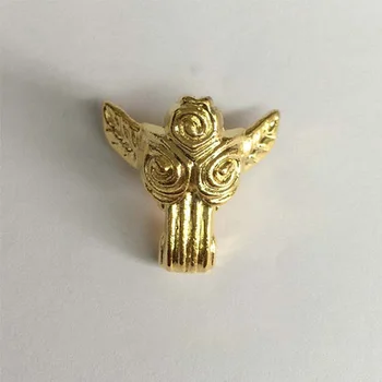 

golden 32x31mm Vintage Corner Box Feet for Wooden Box, Rustic Hardware/ Wooden box legs protection feet corner guards