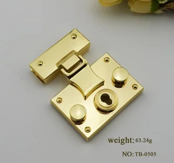 

(5 PCS/lot)2018 new high-end quality electroplating bright surface ladies' brand box handbag hardware button lock accessories