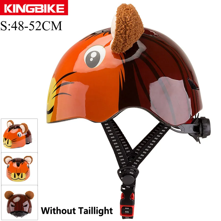 KINGBIKE детский шлем для езды на велосипеде с животными 3-8 лет, велосипедные шлемы, детский уличный мультяшный шлем, Сверхлегкий шлем для катания на коньках, защита головы