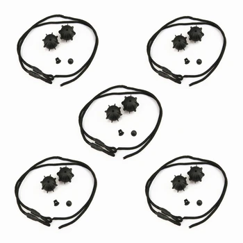 

READXT 10 PcsHatchback Parcel Shelves Trunk Lid Rear Tailgate String Holding Strap Rope Small Ball For Golf 5 MK5 6 MK6