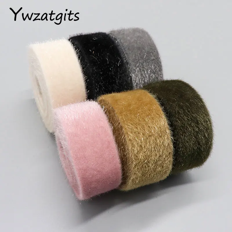 

1yard/lot 10/15/25mm Solid Color Soft Velvet Ribbons DIY Handmade Headwear Bow Crafts Garment Sewing Accessories YT0503