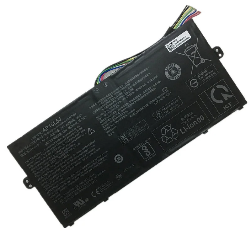 Supstone Подлинная OEM AP16L5J 2ICP4/91/91 аккумуляторная батареядля ноутбука acer SF514-52T-83U3 SF514-52T-86W1 спин 1 SP111-32N SF514-52T-5847