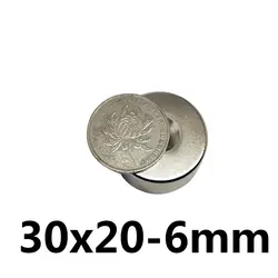 1 шт мощные круглые магниты 30x20 мм с Зенковка 6 мм редкоземельных Неодимовый кольцеобразный Магнит 30*20 мм 30x20 мм