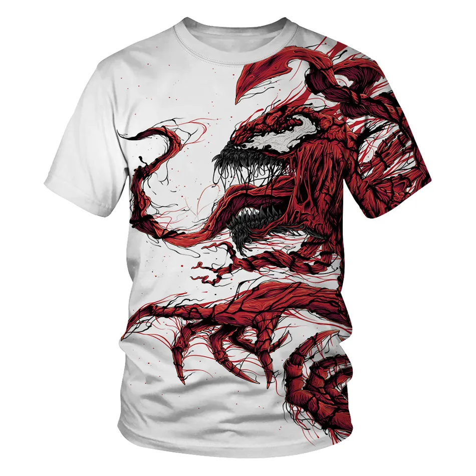 Fire Ve-Nom Kids T-Shirts Long Sleeve Tees Fashion Tops for Boys//Girls