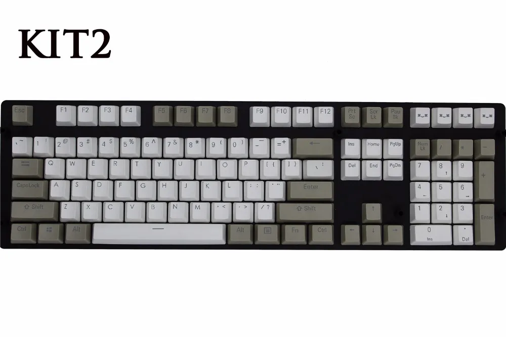MP Ретро Keycap PBT белый и серый двойной съемник с подсветкой Вишневый выключатель MX для NOPPOO/Ducky/filco проводная USB механическая клавиатура колпачка