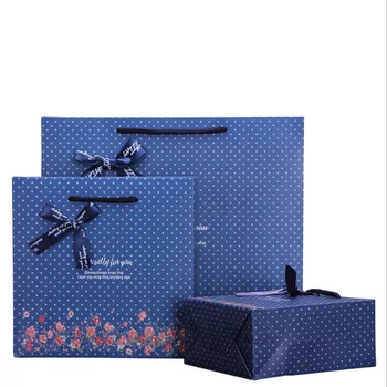 

20pcs new Korean dark wave point gift tote bag birthday gift paper bags