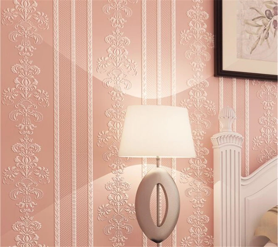 Beibehang Simple European Stereo Striped Embossed 3D Wallpaper Stylish Luxury Bedroom Living Room Background Desktop Wallpaper Beibehang Simple European Stereo Striped Embossed 3D Wallpaper Stylish Luxury Bedroom Living Room Background Desktop Wallpaper