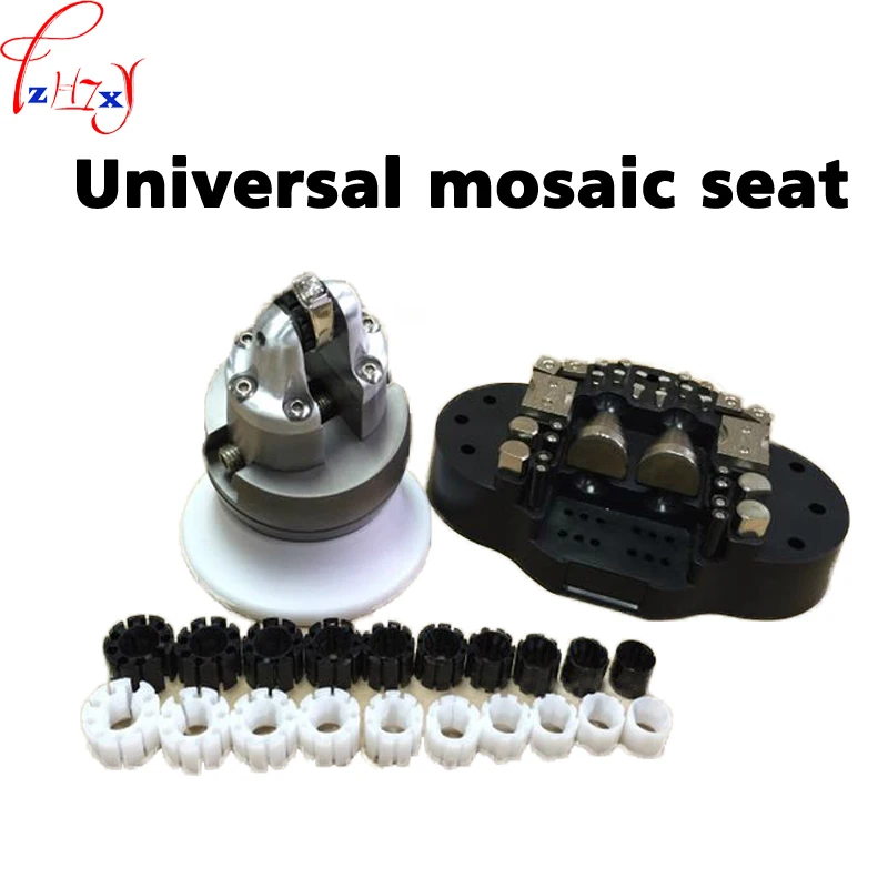 

Small and universal encrusted pedestal HJ-124 gold and silver copper is made inlaid with precious stones jewellery tools 1pc