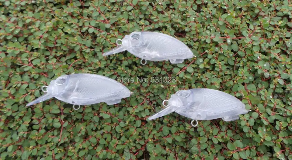 

MR OCTOPUS 11pcs Unpainted Clear Plastic Fishing Lure Bodies. 194#------7cm .8g